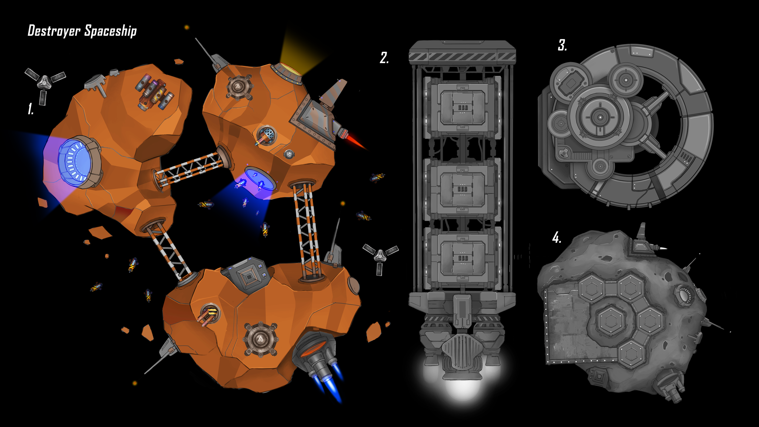 Destroyer Ship