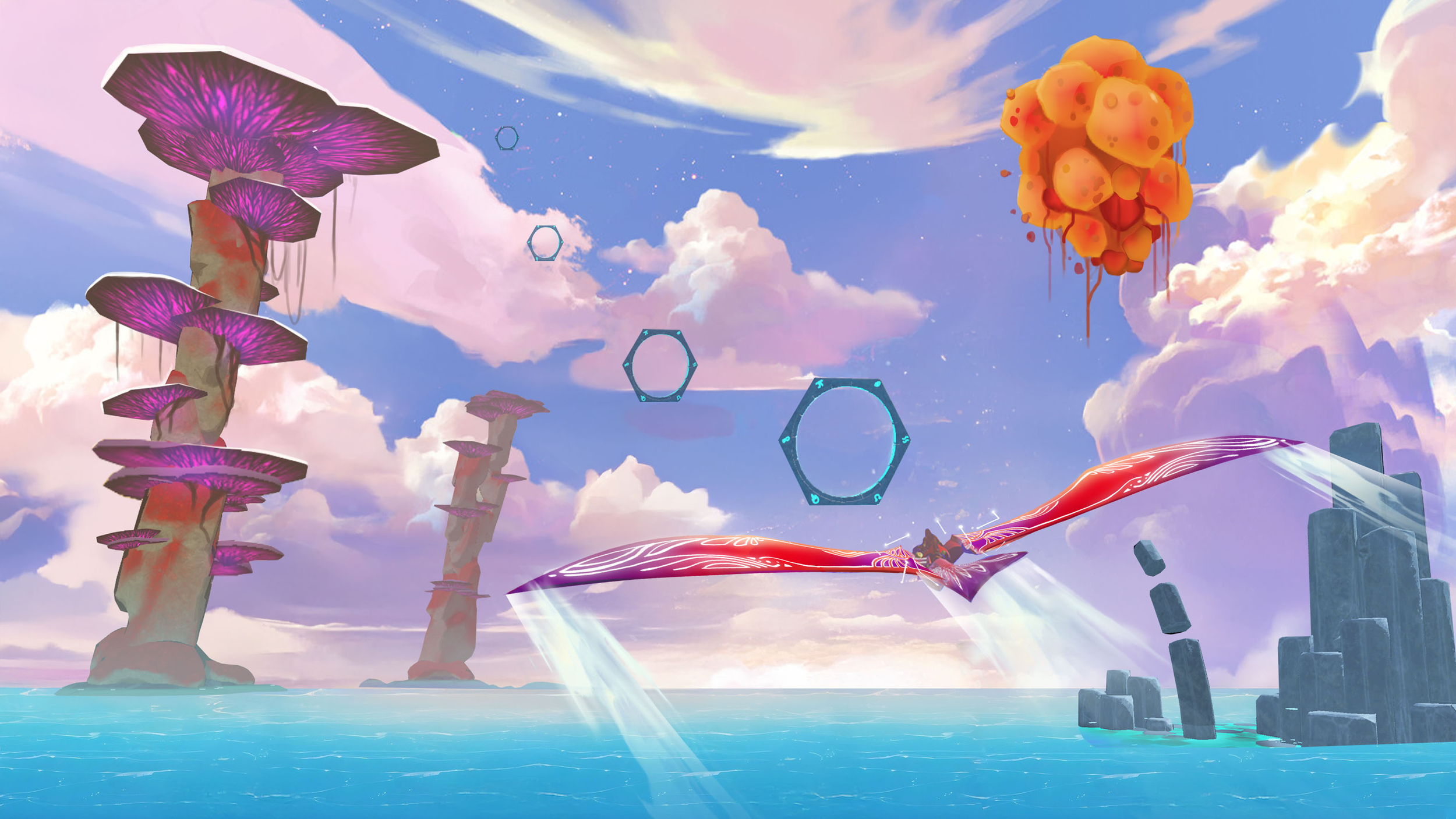 Wings Illustration Background